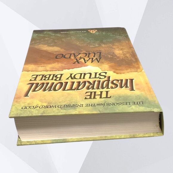 The Inspirational Study Bible Max Lucado Holy Bible New King James Version 1995 - Picture 15 of 16